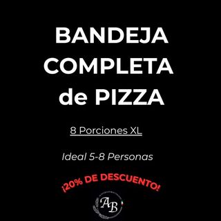 BANDEJA COMPLETA  de PIZZA (60x40cm)