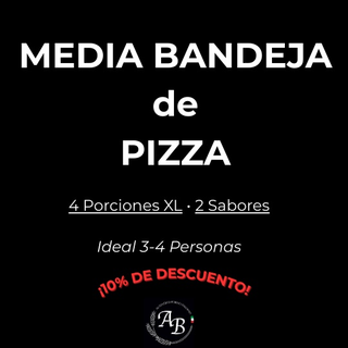 MEDIA BANDEJA de PIZZA (40x30cm)