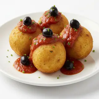 Buñuelos de patata y queso feta (4 uds.)