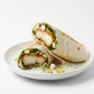 Roll de pescado adobado y frito