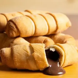 4 Tequeños de nutella 