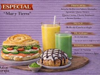 Especial 3: MAR Y TIERRA (Principal, Dulce, Te y Bebida)