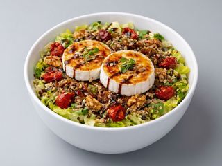 ENSALADA QUESO RULO CABRA