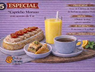 Especial 5: CAPRICHO MORUNO (Principal, Dulces Arabes, Te y Bebida