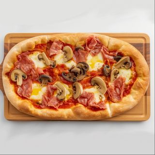 Prosciutto Funghi (31x24cm.)