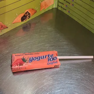 Pirulito de yogurte