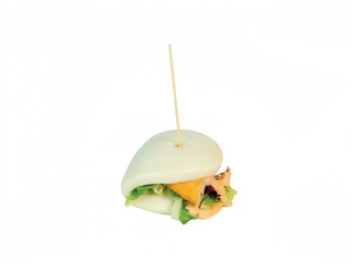 17. Pan bao de pollo