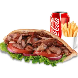 Combo Kebab Con Verdura