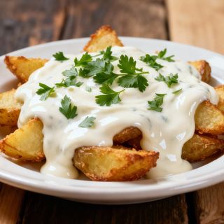 Patatas c/salsa alioli