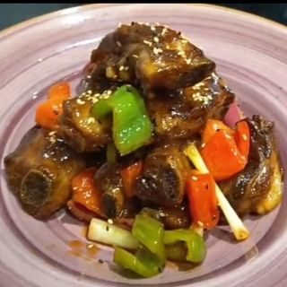 Costillas agridulces