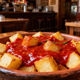 Patatas c/salsa brava