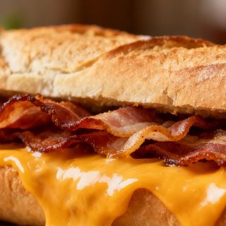 BACON CON QUESO