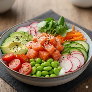 A1. Sake bowl - salmon 