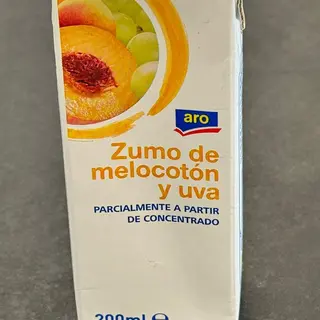 Zumo Melocotón y Uva 200 Ml