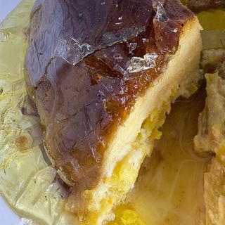 Porción flan de piña