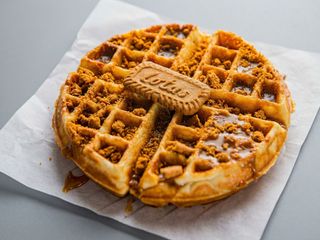 Gofre con crema Lotus