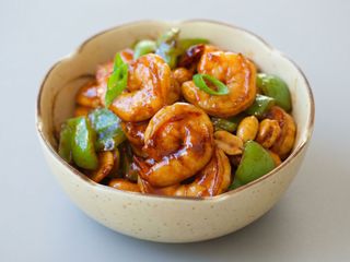 Gambas Kung Pao Picantes