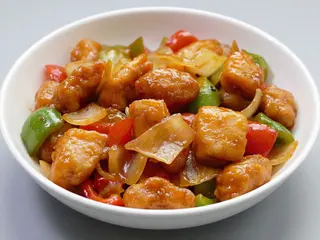 Pollo agridulce