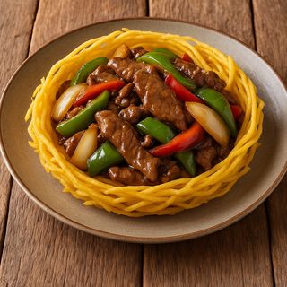 Ternera estilo tailandia