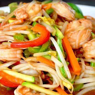 Chop Suey De Gambas