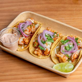 Tacos de camarones gobernador (3 uds.)