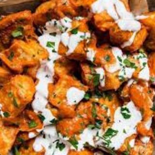 Plato de Patatas Bravas 