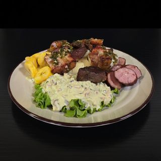 Carne al barril 4 personas 