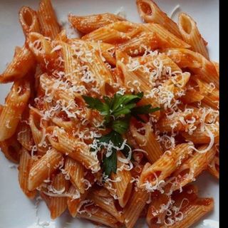 Macarrones con verdura