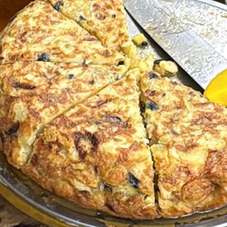 Tortilla con verdura