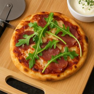 Pizzetta Casera Jamón Serrano Y Rúcula