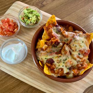 Nachos Con Chili Alubias Picante