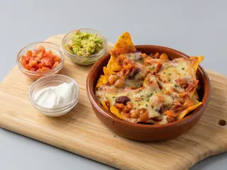 Nachos Con Chili Carne De Ternera