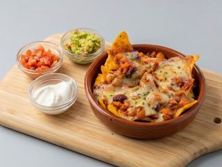 Nachos Con Chili Carne De Ternera