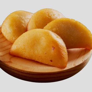 3 und de Mini empanadas frita rellenas de pollo