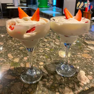 Fresas con crema