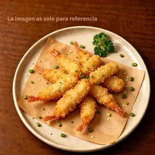 Langostinos crujientes ( 6 uds.) 炸虾 6个