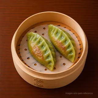 Gyoza vegetal frito (6uds) 煎蔬菜饺6个