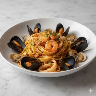 Pappardelle al frutto di mare