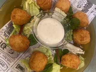 CROQUETAS DE PIMIENTO VERDE + JAMON IBERICO
