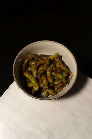 Edamame En Salsa De Kimchi