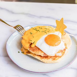 Pancakes saladas