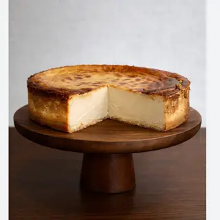 Tarta de queso con sirope fresa