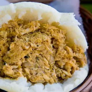 Arepa de cazón pescado