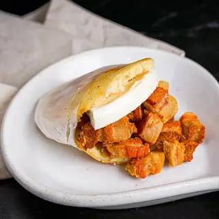 Arepa de torreznos