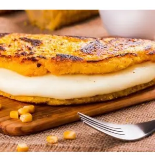 Cachapa con queso