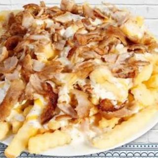 Patata con carne pequeña