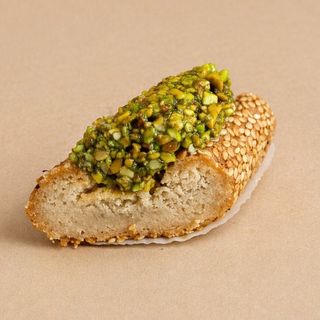Delicia de pistacho y sésamo