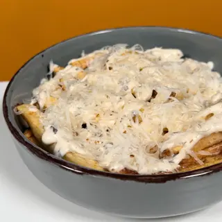 Patatas fritas caseras trufadas