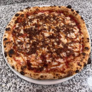 Pizza boloñesa(hala)