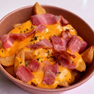 Patatas gajo Cheddar y bacon
